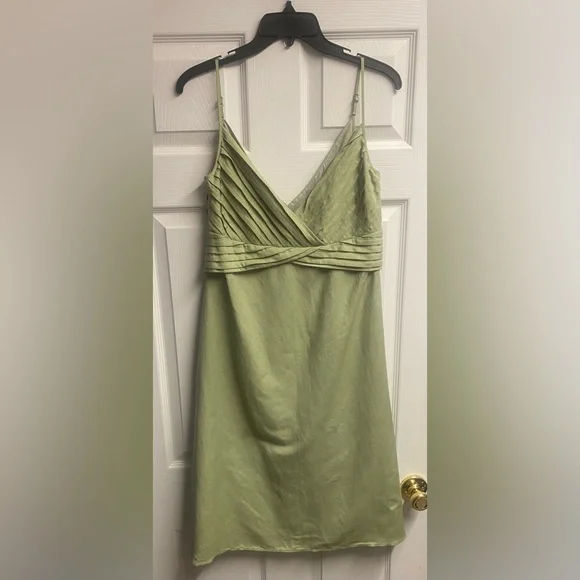 Calvin Klein Vintage Linen Blend Y2K Dress Size Small - Picture 1 of 3